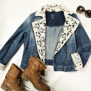 Guess distressed denim jacket